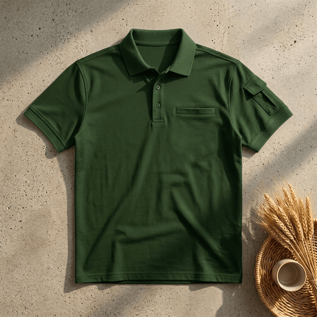 Divious Chest and Sleeves Pocket Style Polo - The Divine Shop