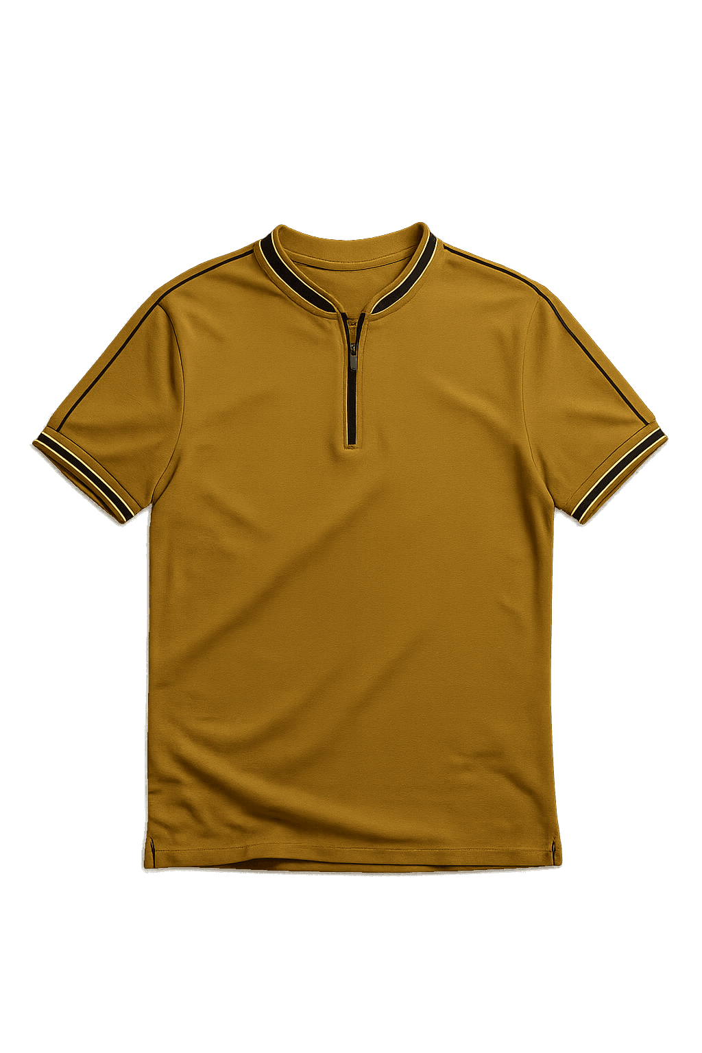 Mens brown madmext smoked polo neck - The Divine Shop