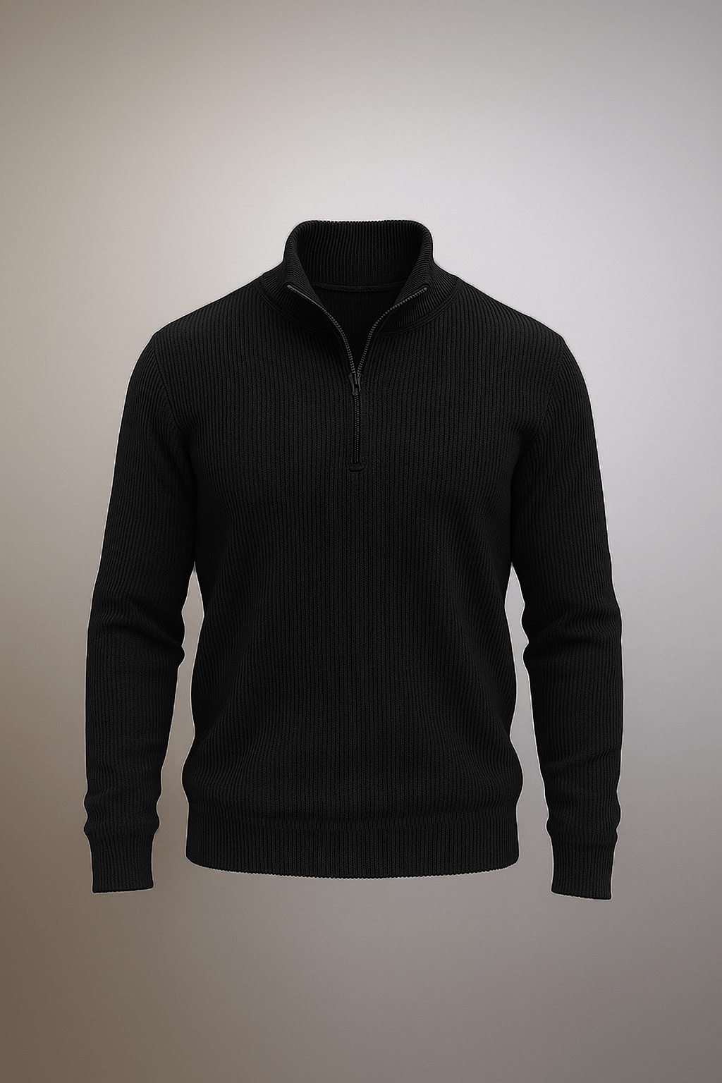 Mens half zipper knitted long sleeves shirts - Premium Sweatshirts from The Divine Shop - Just Rs.2499! Shop now at The Divine Shop