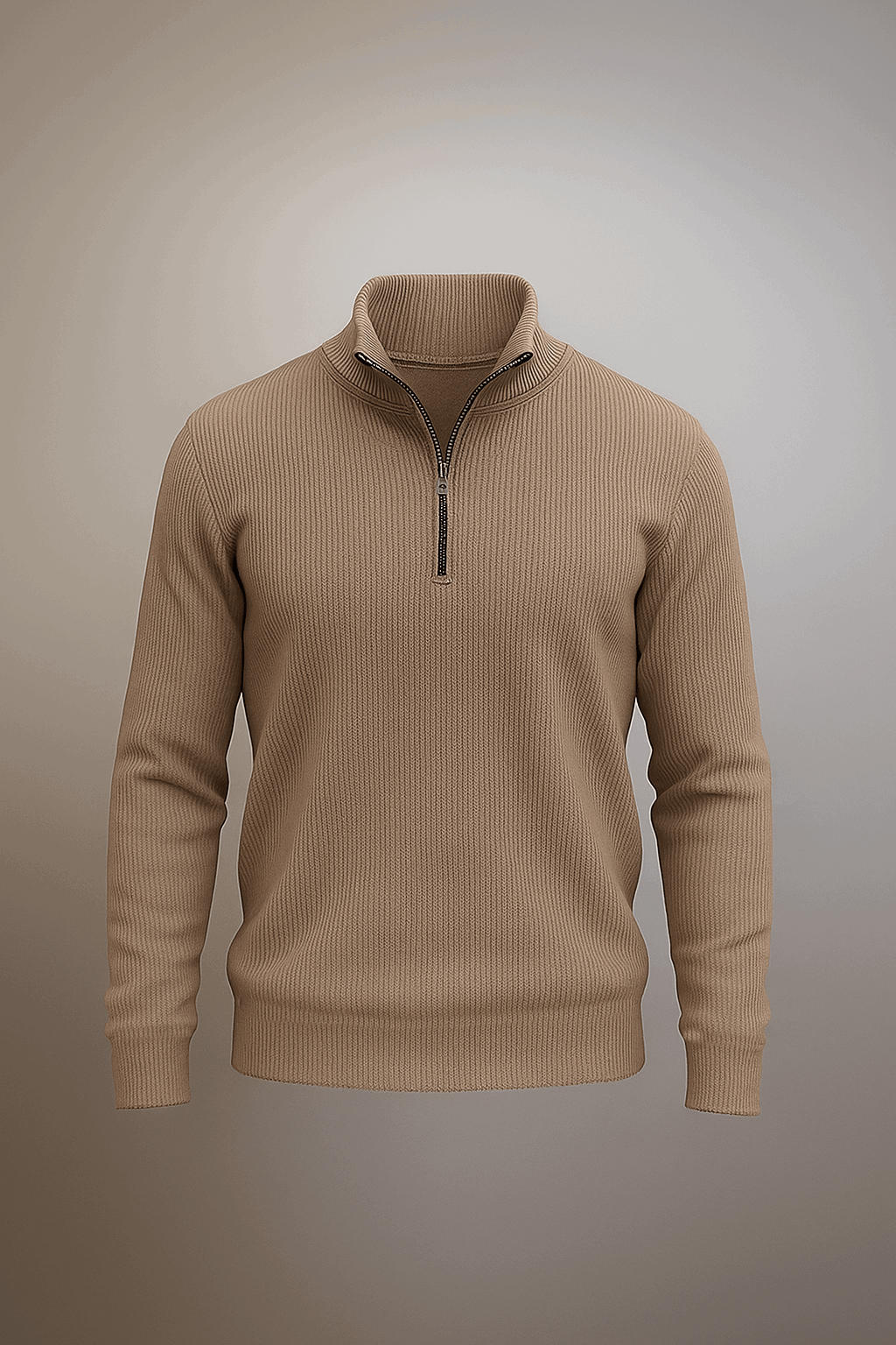 Mens half zipper knitted long sleeves shirts - Premium Sweatshirts from The Divine Shop - Just Rs.2499! Shop now at The Divine Shop