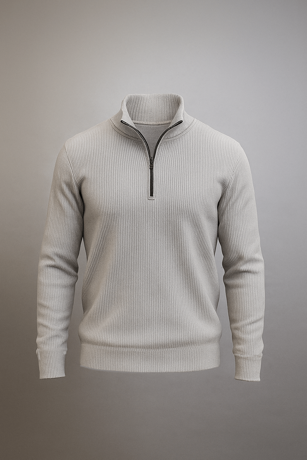 Mens half zipper knitted long sleeves shirts - Premium Sweatshirts from The Divine Shop - Just Rs.1899! Shop now at The Divine Shop