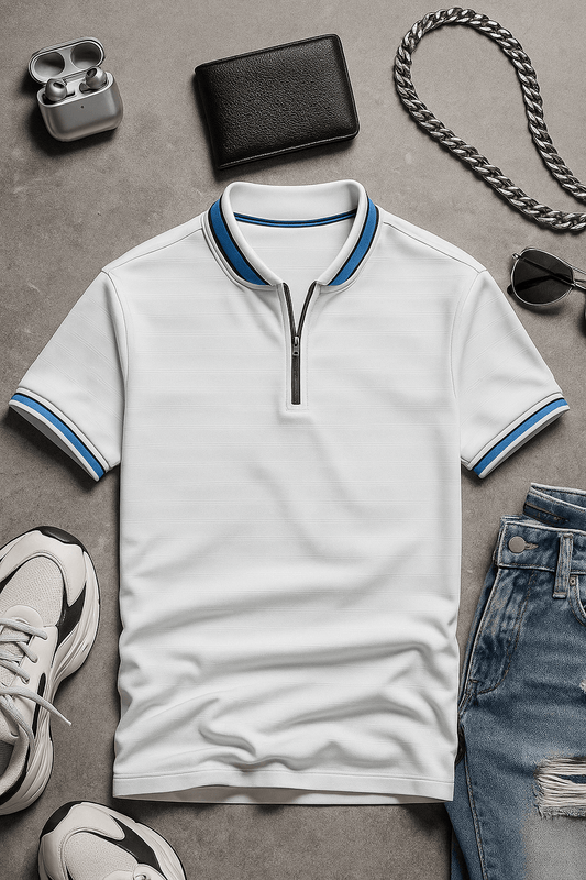 Men's polo shirts smoked polo - The Divine Shop