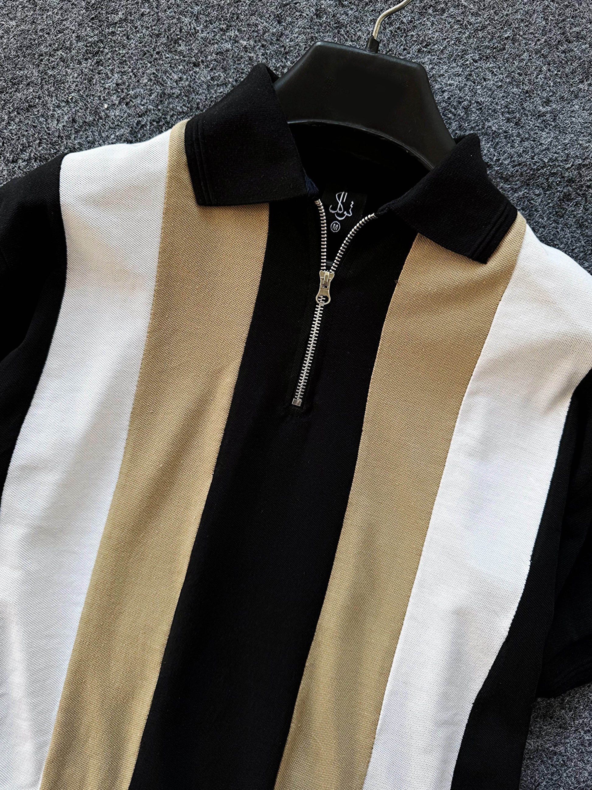 Mens premium double decker polo shirt - The Divine Shop