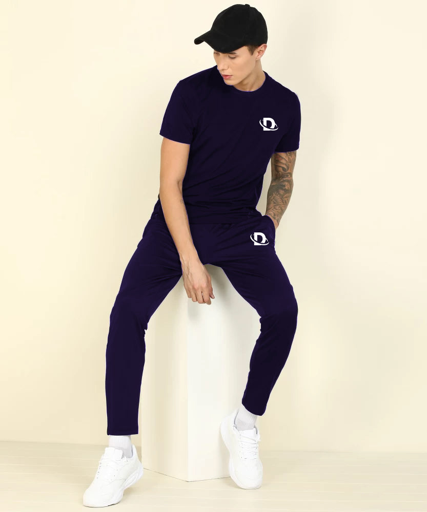 DRI-FIT Tracksuits: Breathable, Soft Fabric, Efficient Stitching, Zipper Pocket NAVY BLUE