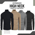 OverSize Bundles Of 4 Basic High Neck - Premium High Neck from My Store - Just Rs.5500! Shop now at The Divine Shop