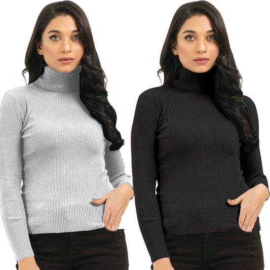 Bundles Of 2 Turtle Neck - Premium High Neck from My Store - Just Rs.2899! Shop now at The Divine Shop