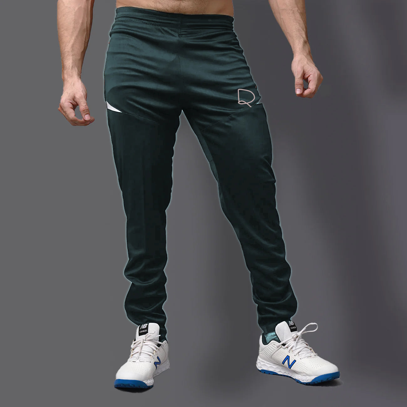 Active wear Trouser with Zipper Pocket Writting Logo - Premium dri fit trouser from The Divine Shop - Just Rs.1899! Shop now at The Divine Shop