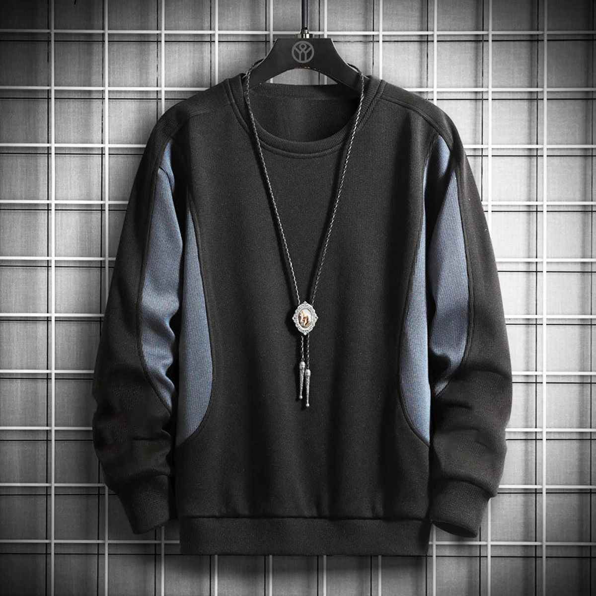 Two tone bolo tie sweatshirt vintage style sweatshirts - The Divine Shop