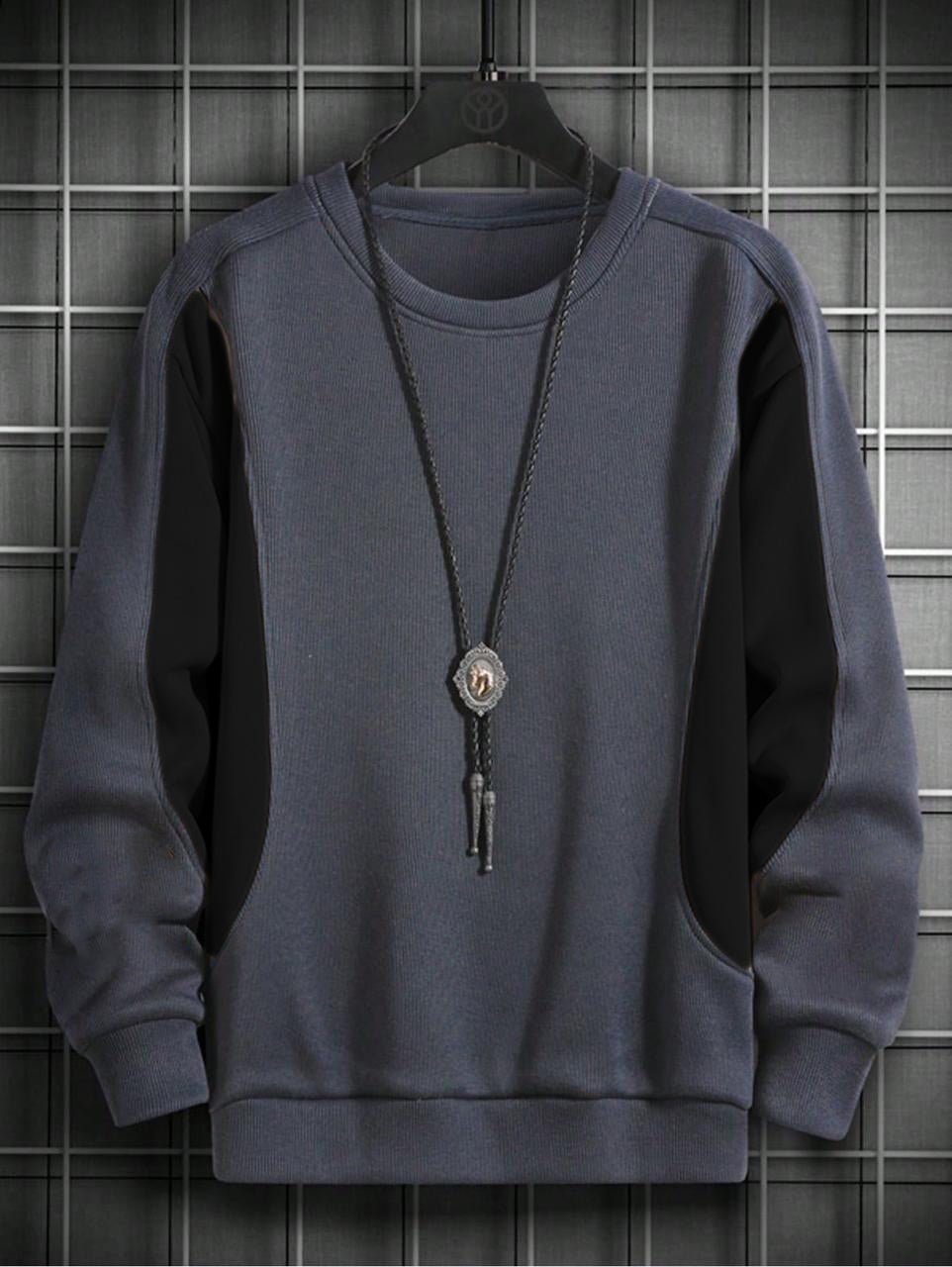 Two tone bolo tie sweatshirt vintage style sweatshirts - The Divine Shop